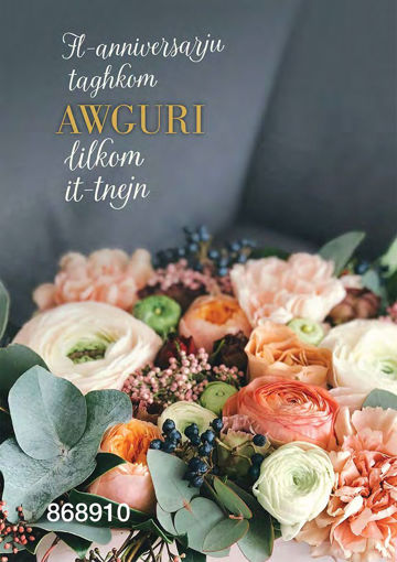Picture of FL-ANNIVERSARJU TAGHKOM AWGURI LILKOM IT-TNEJN
